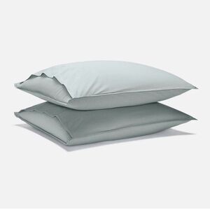 Brooklinen Washed Percale Pillowcase Set Mist